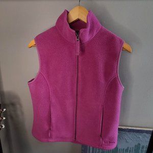 Pink Fleece Vest - L.L. Bean
